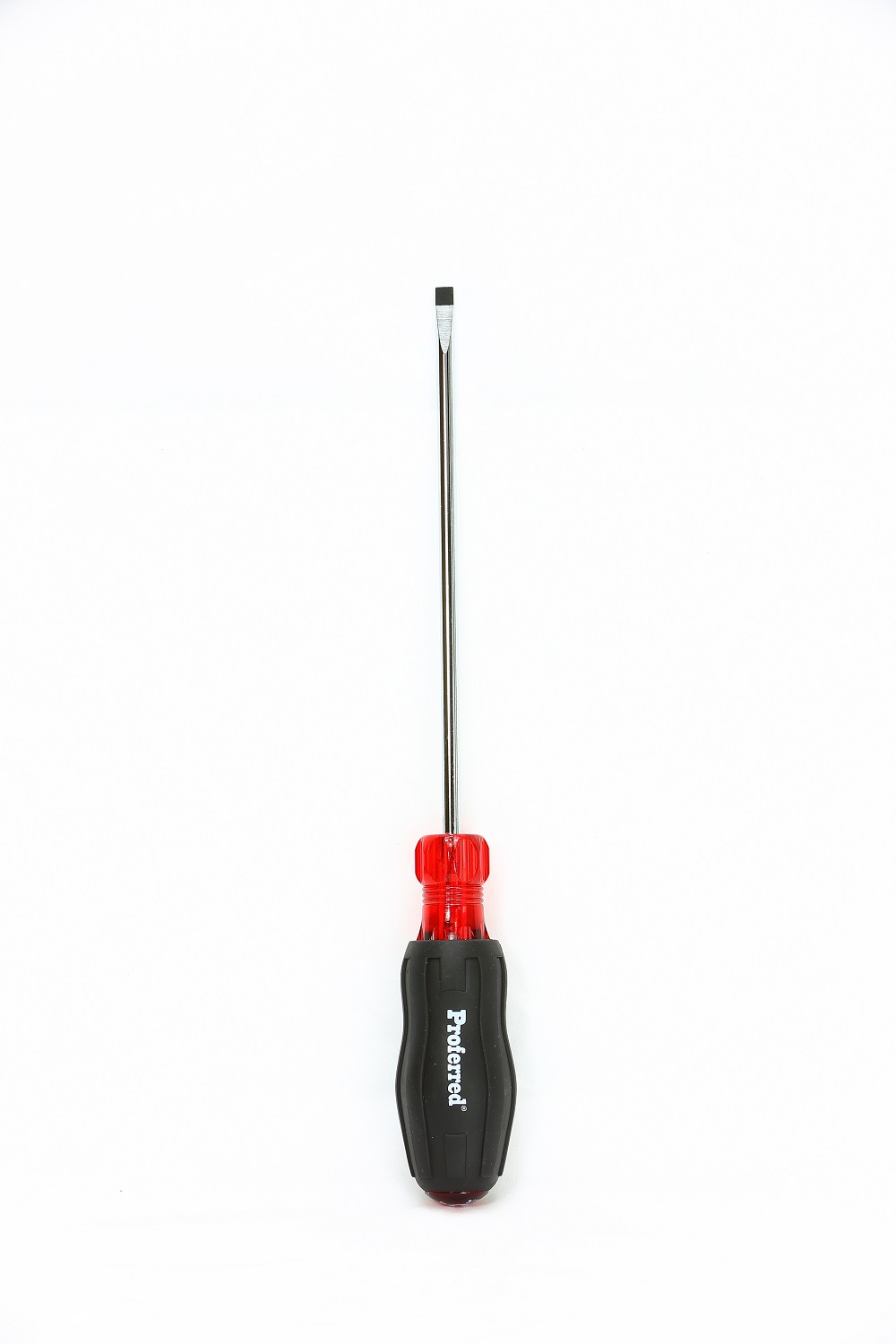 PROFERRED SCREWDRIVER SLOTTED 3/16'' X 6'' RED ACETATE